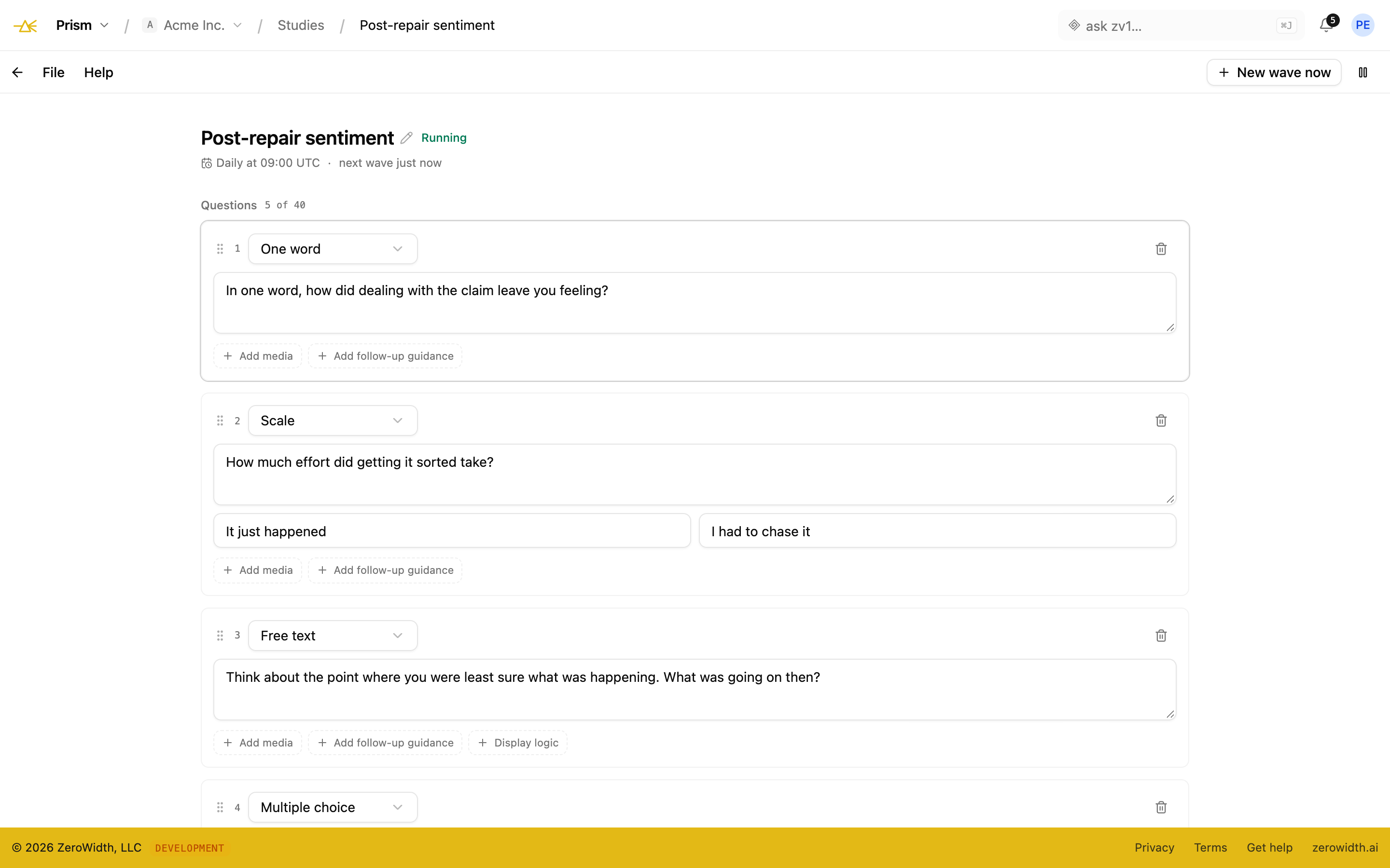 Prism: Watch how answers to the same question change over time